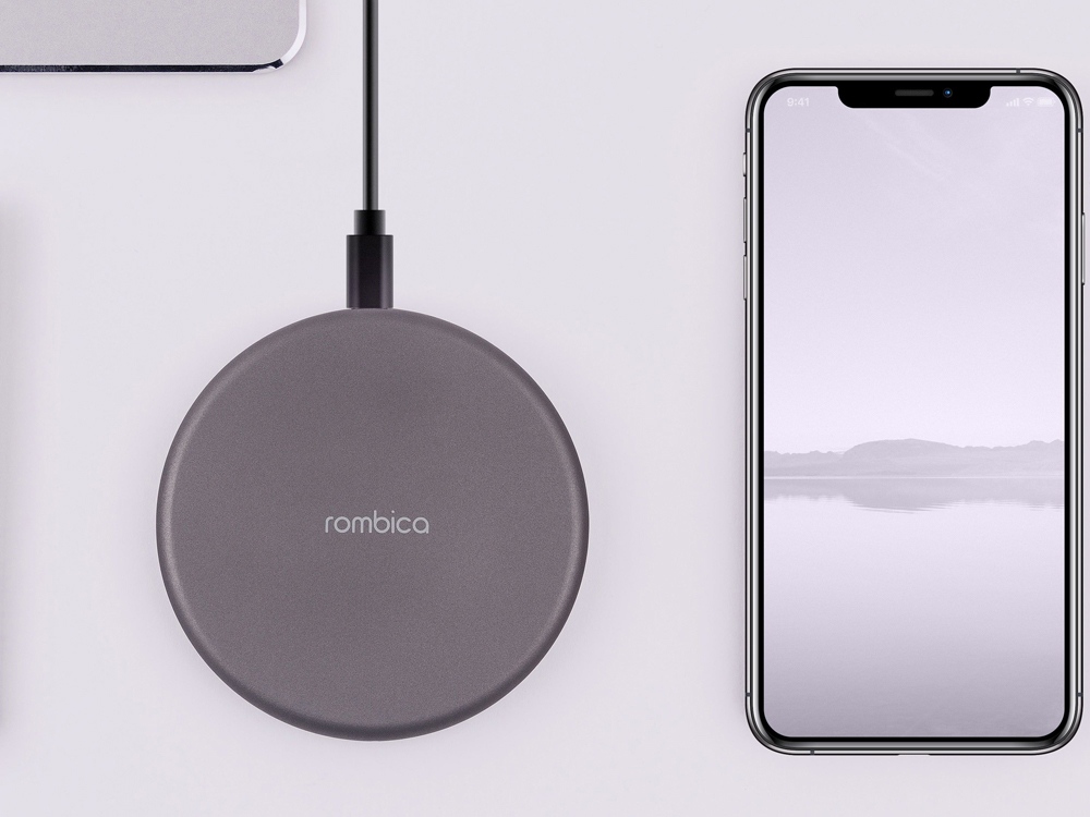 Беспроводное зарядное устройство Rombica NEO Q1 Quick, серый-5