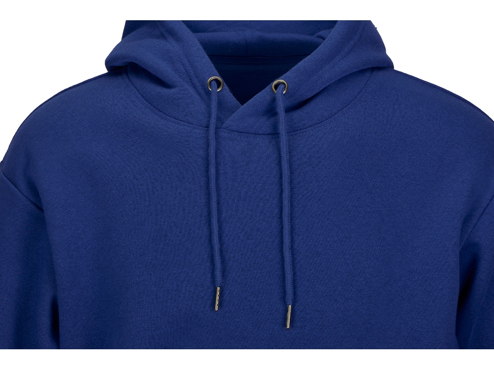 Толстовка с капюшоном оверсайз Lisbon унисекс, классический синий-13