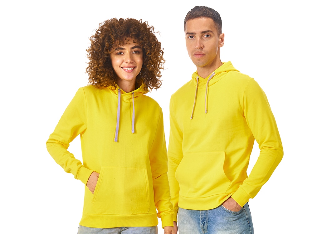 Толстовка унисекс Stream с капюшоном, жёлтый-0