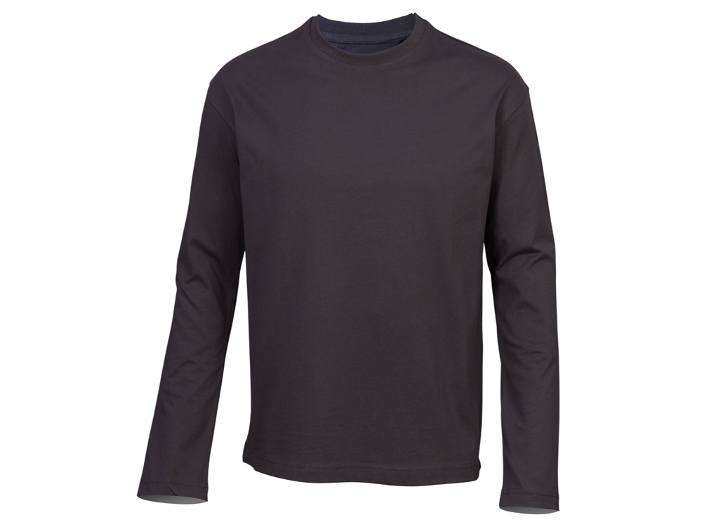 Лонгслив оверсайз Berlin унисекс, темно-серый-8