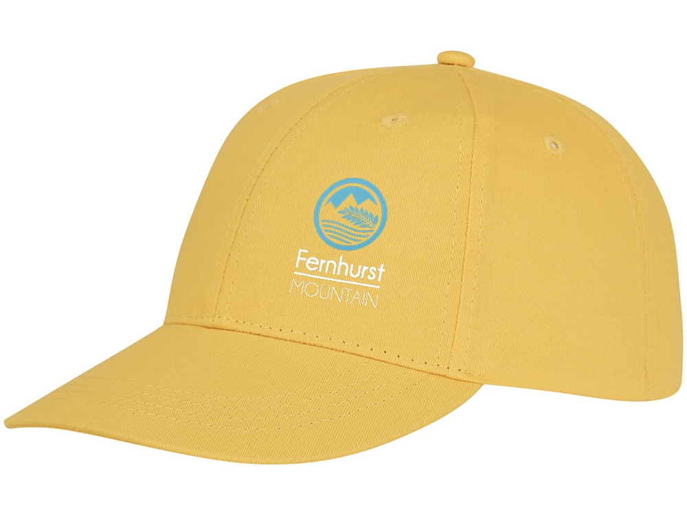 Шестипанельная кепка Ares, желтый-3