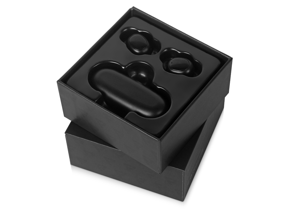 Беспроводные наушники TWS в кейсе Volts. Evolt, черный, пластик-14