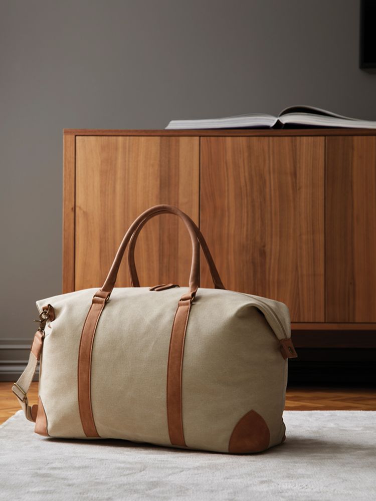 Дорожная сумка Bosler, бежевая-2