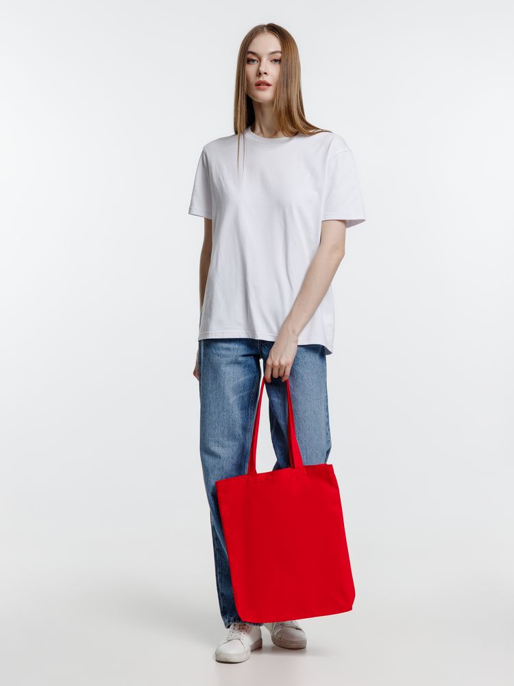 Холщовая сумка Strong 210, красная-3