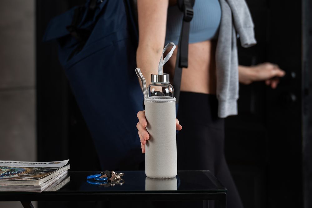 Бутылка для воды Sleeve Ace, серая-3