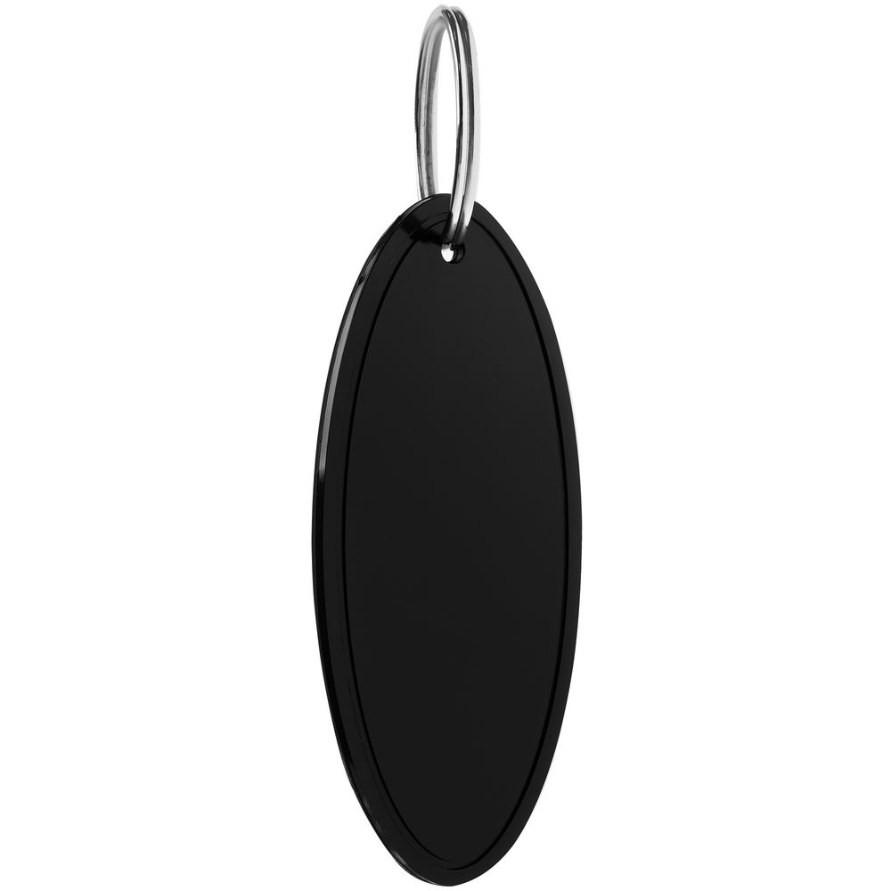 Брелок «Овал», черный-0