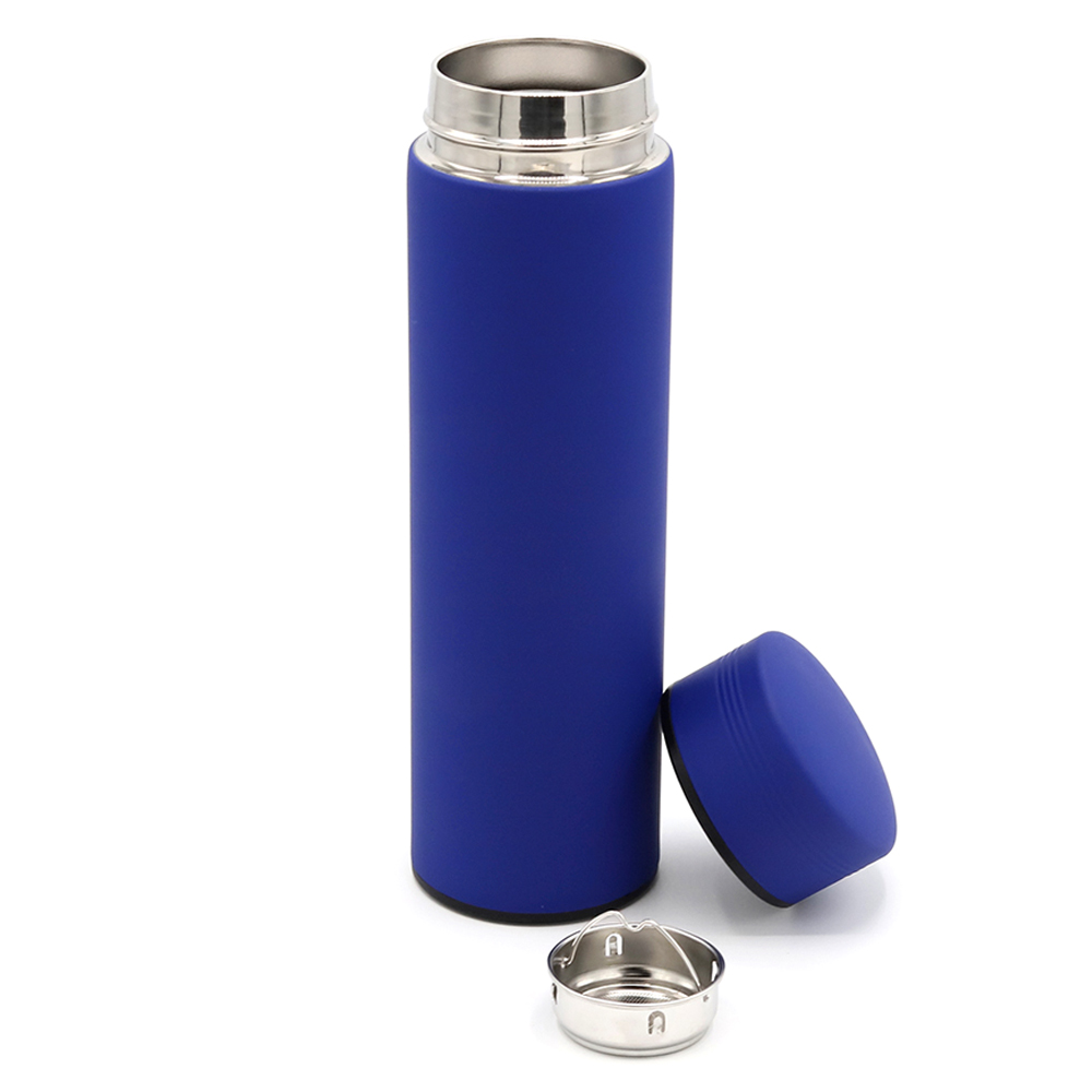 Термос Bronx софт-тач, Синий-1