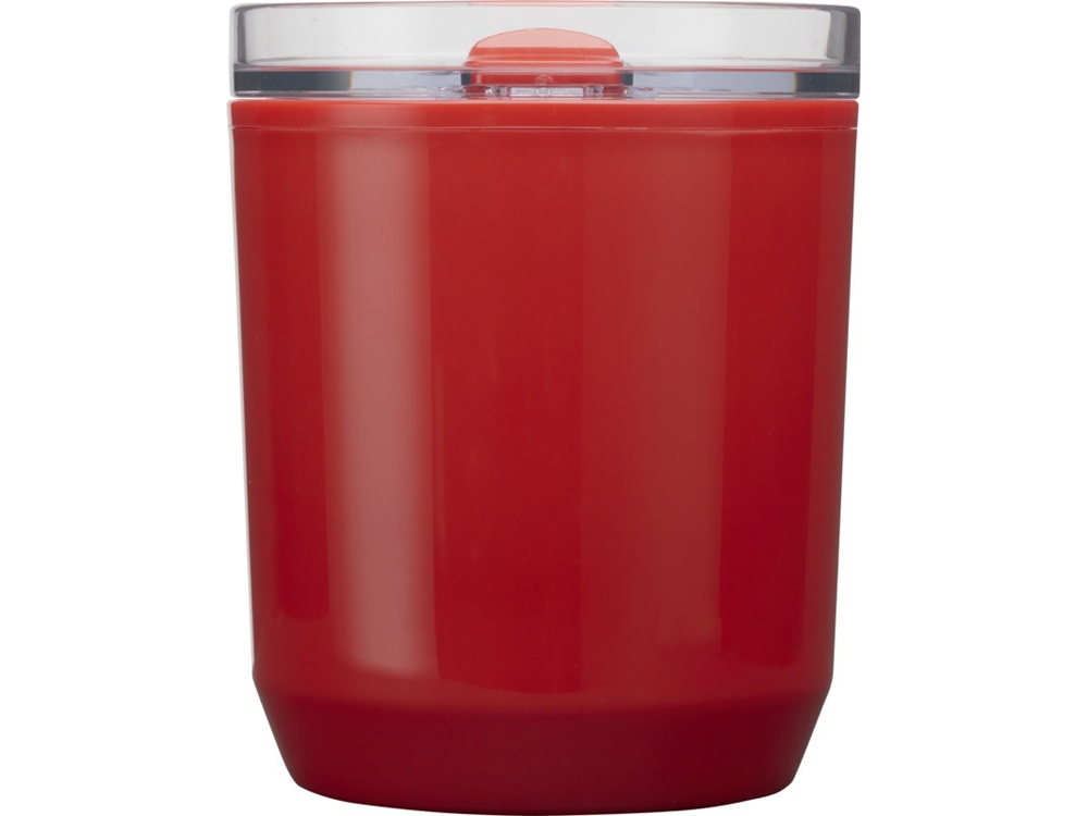 Hudson кружка из переработанного пластика с двойными стенками объемом 180 мл, красный-1