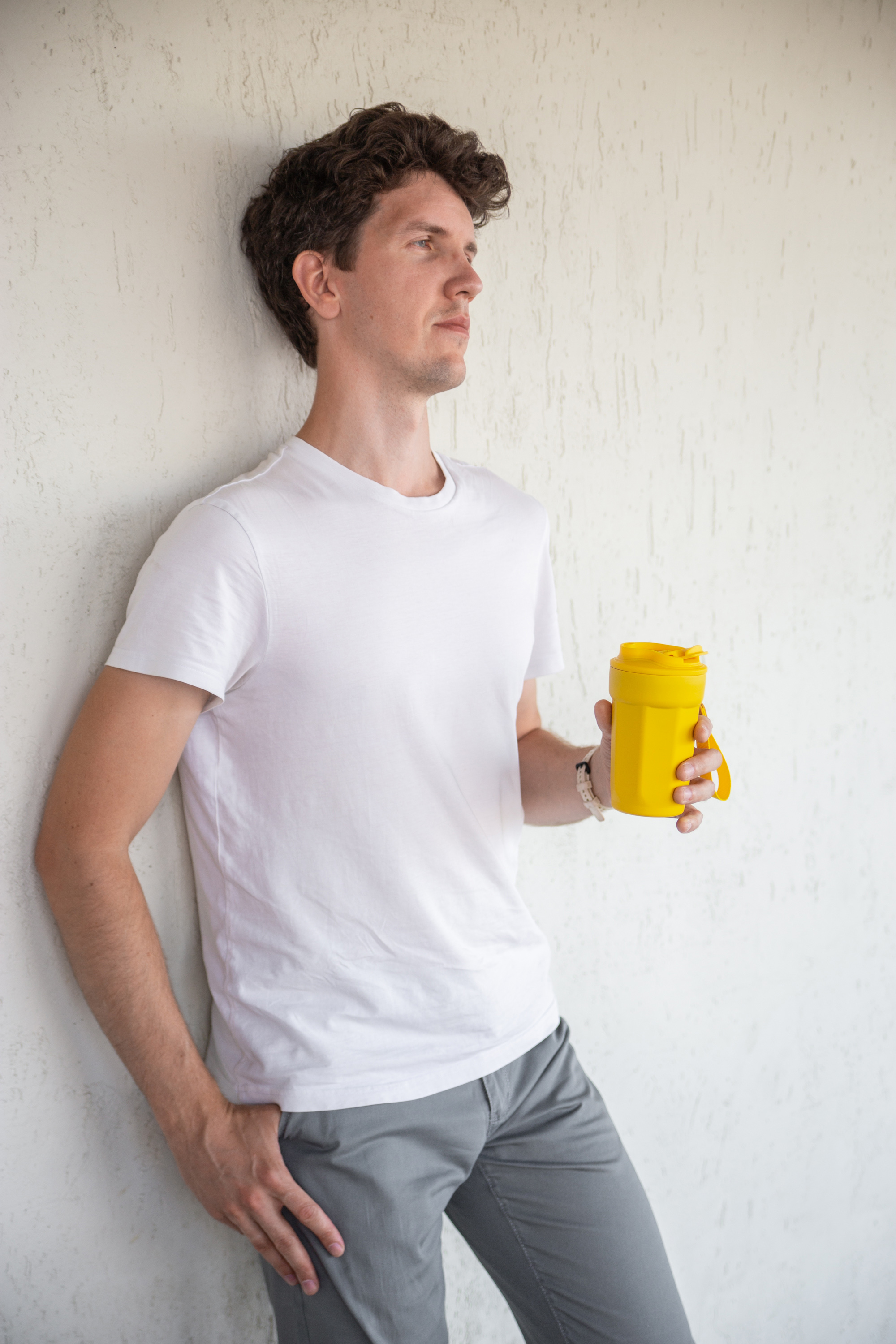 Термостакан TEDGE (желтый)-12