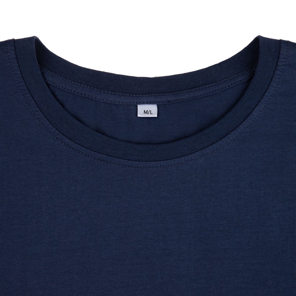 Футболка оверсайз унисекс Base Space, темно-синяя-2