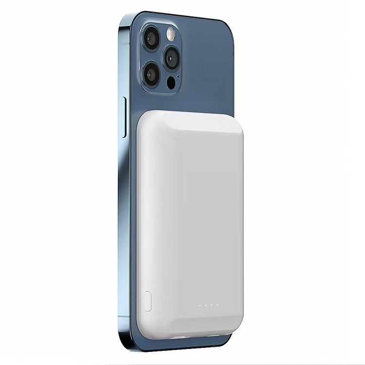 Магнитный беспроводной аккумулятор Magback 5000 мАч, белый-1