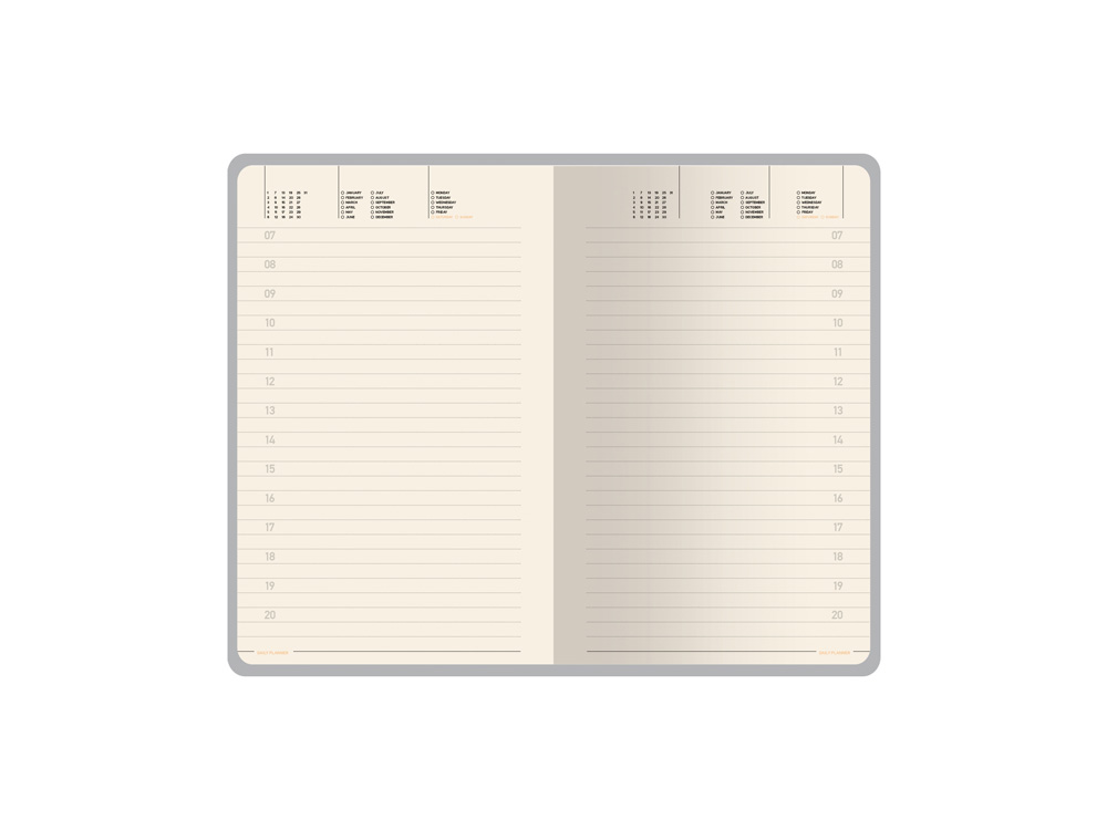 Ежедневник недатированный А5 Megapolis flex smart, красный-5