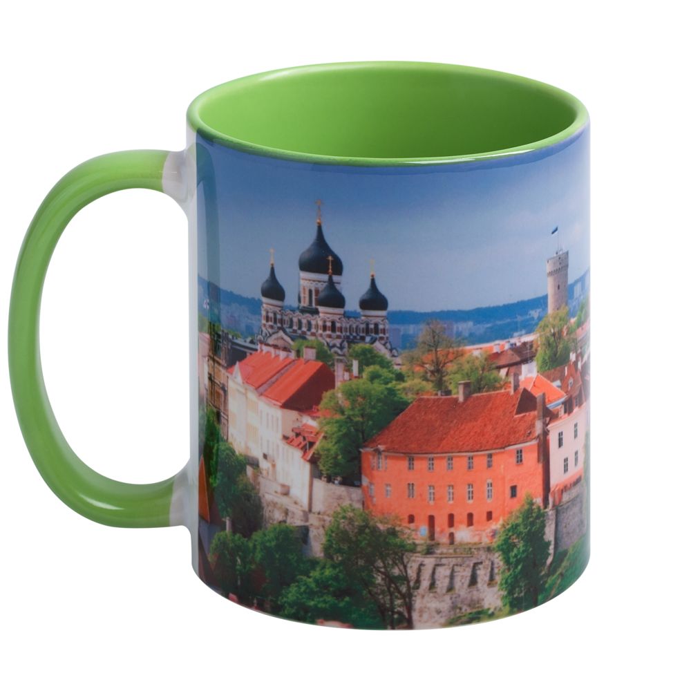 Кружка Promo Plus для сублимационной печати, зеленое яблоко-2