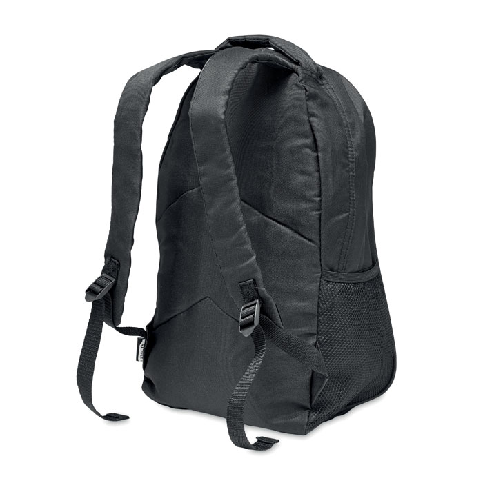 Рюкзак 600D из RPET, черный-8