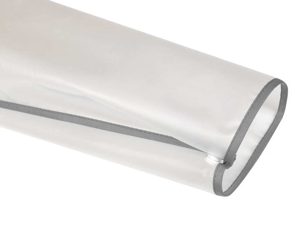 Дождевик Providence, прозрачный/серый светоотражающий с чехлом-3