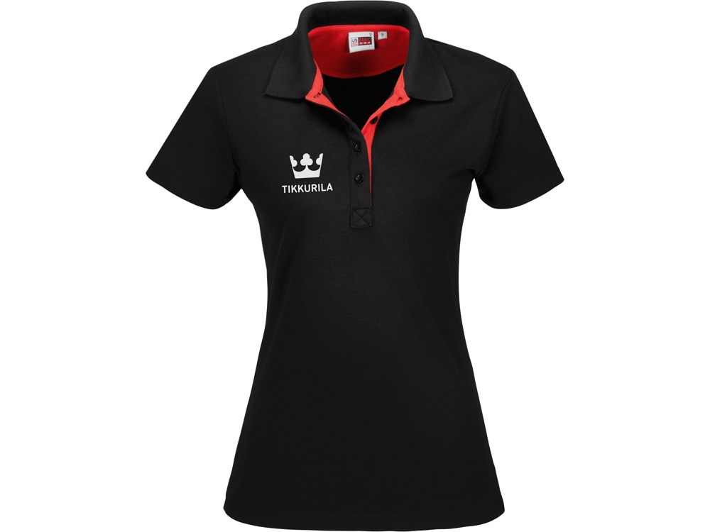 Рубашка поло Solo женская, красный-2