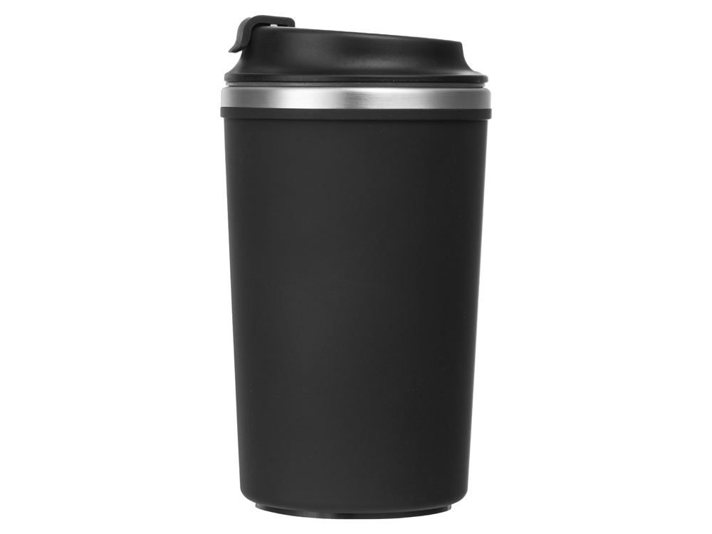 Герметичная термокружка на присоске Kick, 350 мл, черный-6