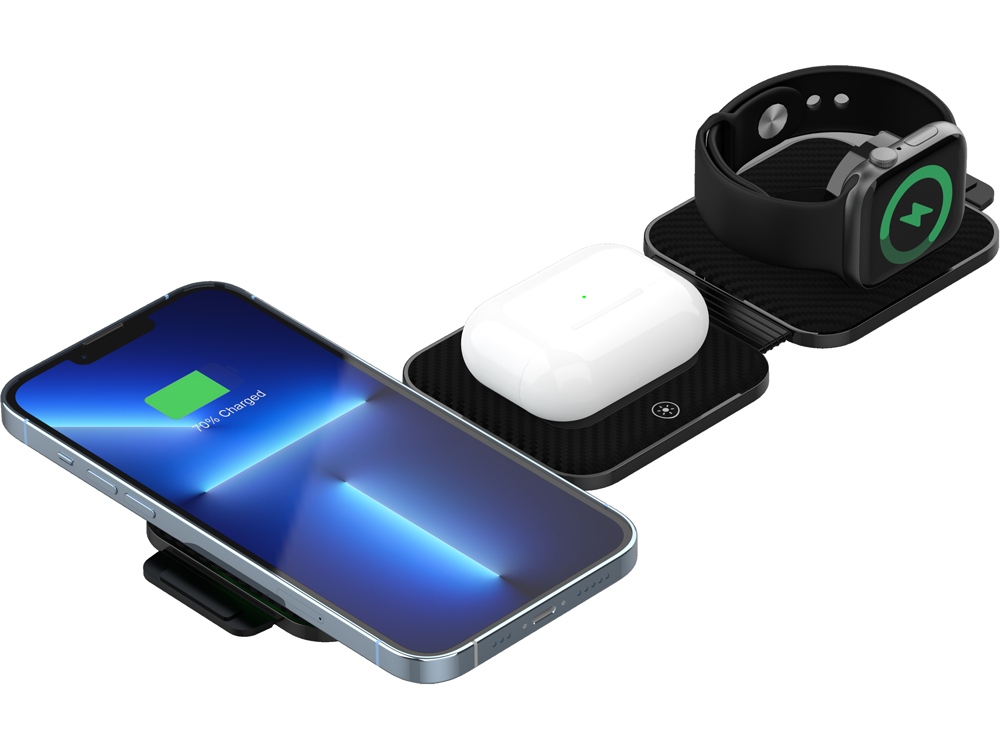 Беспроводное зарядное устройство 3 в 1 Canyon WS-305 (cns-wcs305), 15 Вт-5