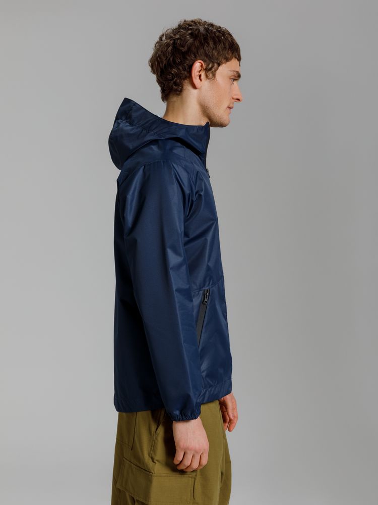 Куртка унисекс Nordvind DWR, темно-синяя-6