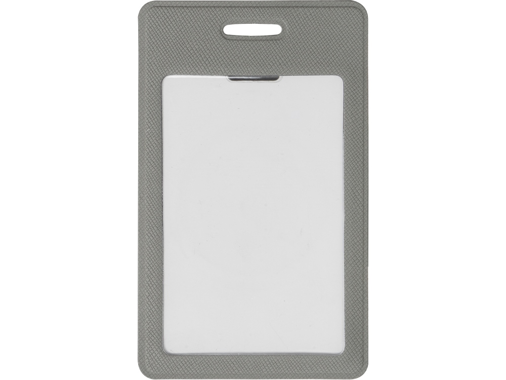 Вертикальный карман из экокожи для карты Favor, светло-серый-2