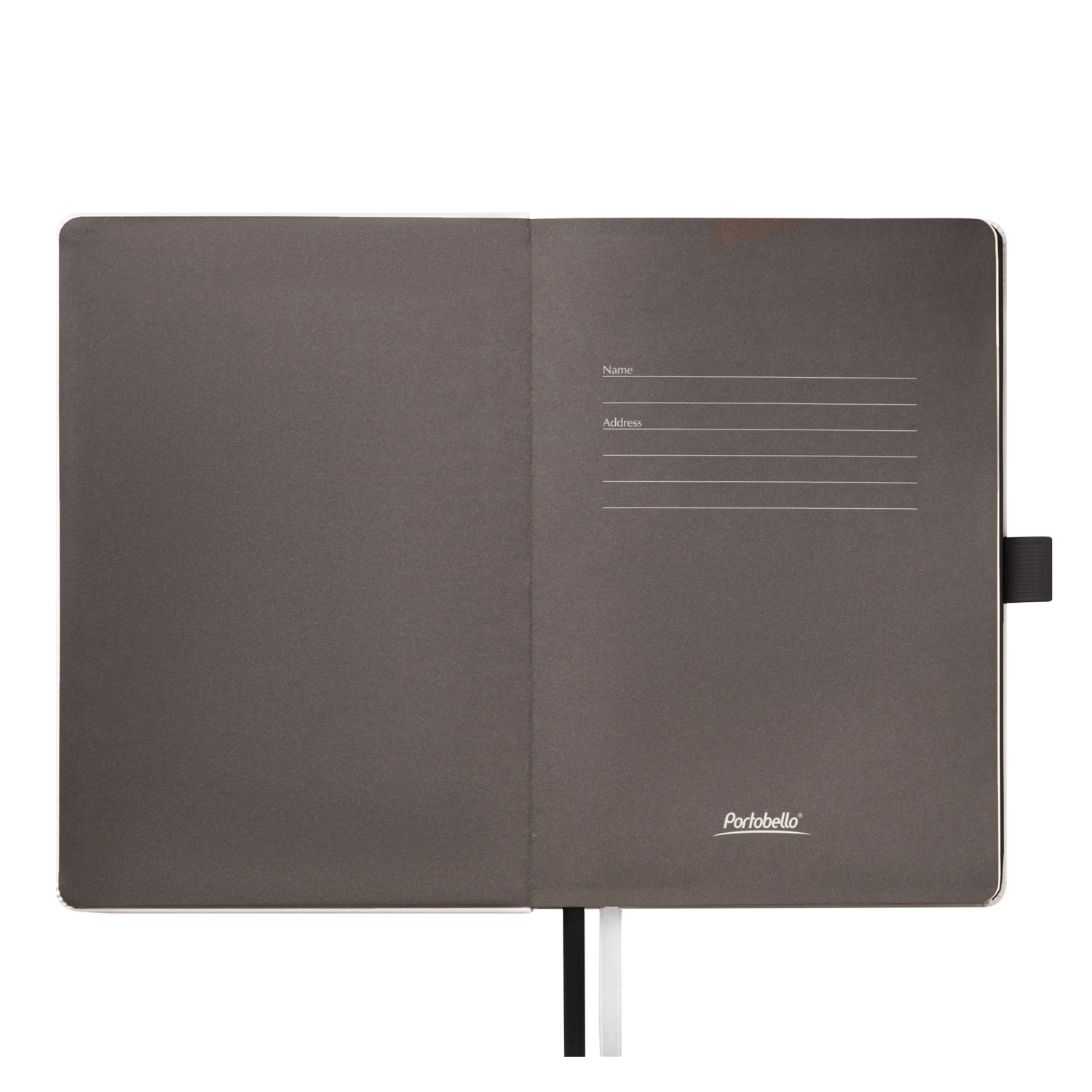 Ежедневник Арктик (Arctic) недатированный, белый/черный-8