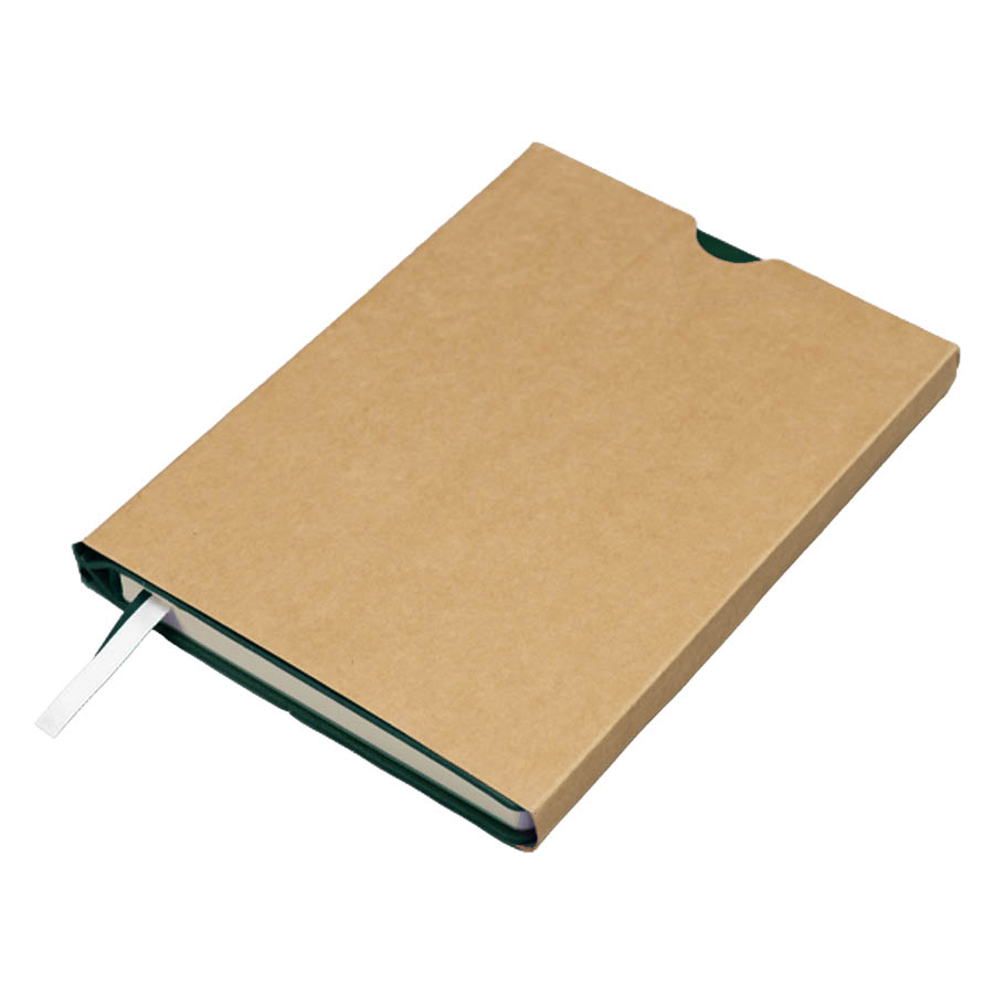 Ежедневник недатированный MAVE, зеленый, формат А5, блок в линейку, зеленый-5