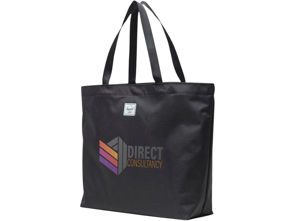 Herschel Classic™ эко-сумка-тоут из переработанного материала объемом 19 л - сплошной черный-2