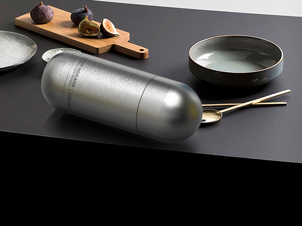 Термос ORB, серебристый-9