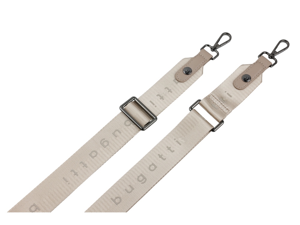 Сумка наплечная женская BUGATTI Almata, с кошельком, песочная, полиуретан, 27х6х18,5 см-4