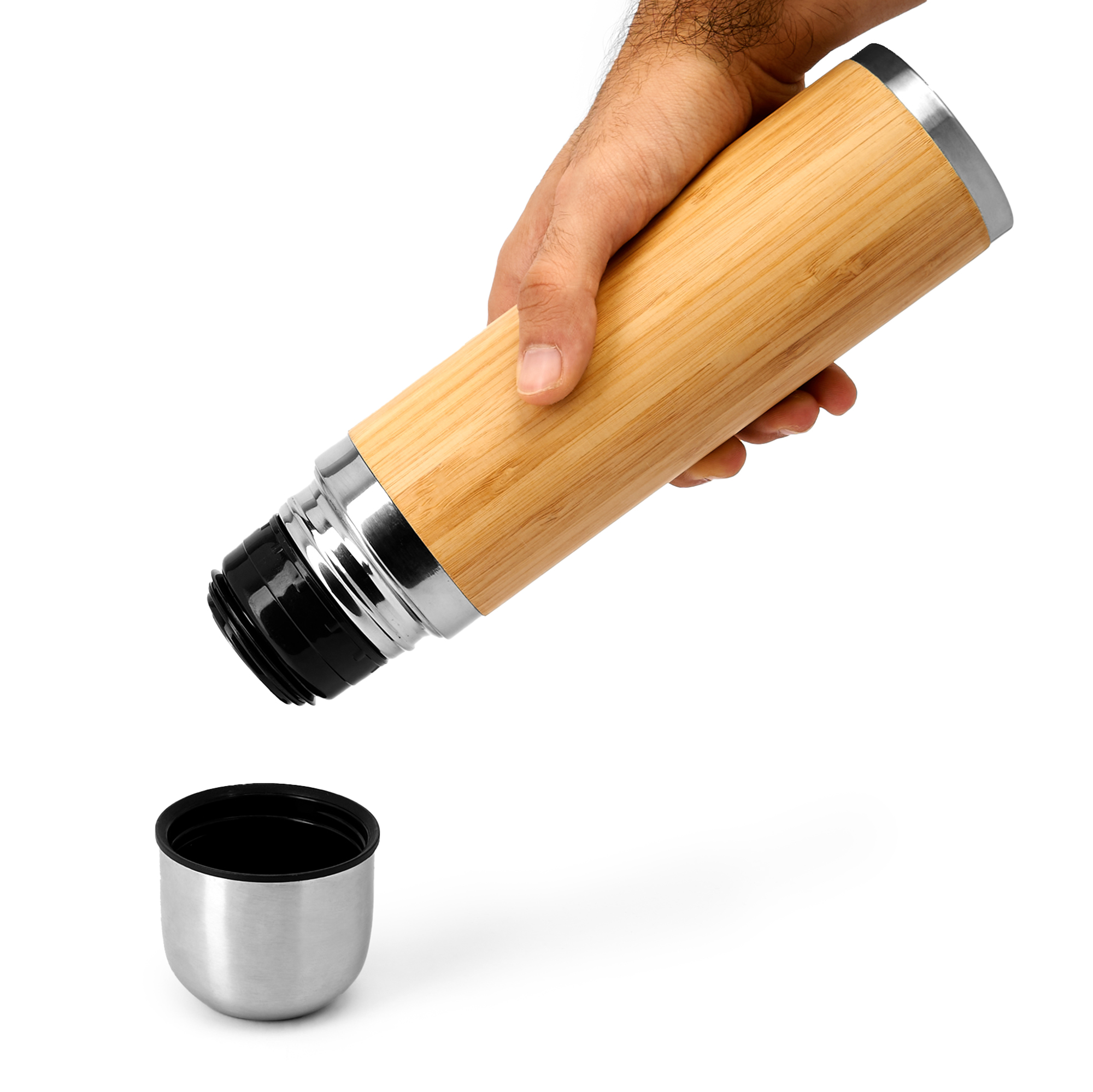 Термос FENGI, Бамбуковый-2