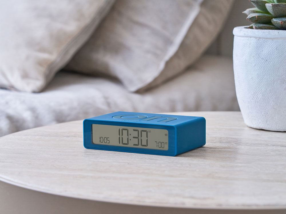 Часы настольные Flip Mini, темно-бирюзовый-6