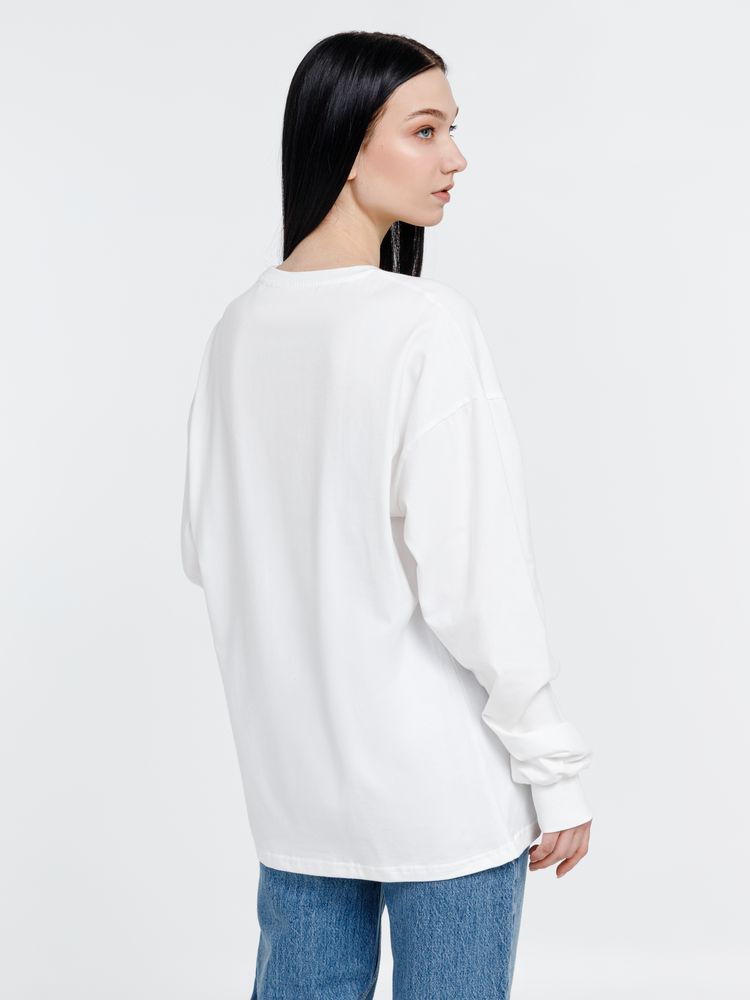 Футболка оверсайз унисекс City Sapiens, молочно-белая-6