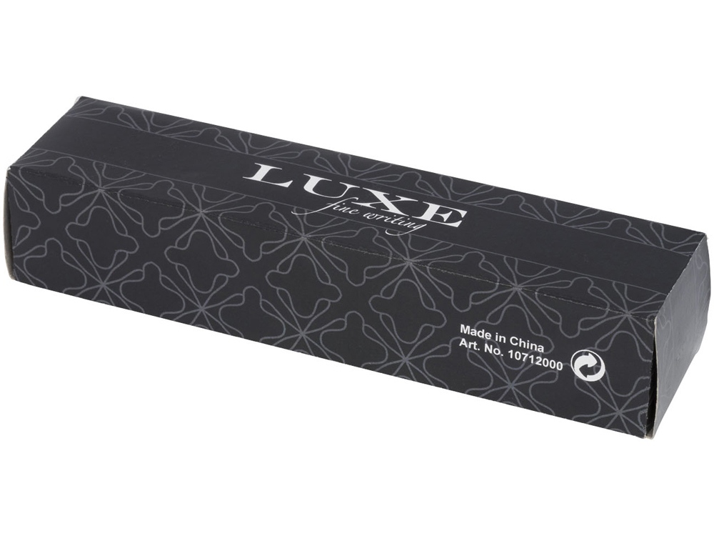 Подарочный набор с шариковой ручкой Scherzo, черный-4