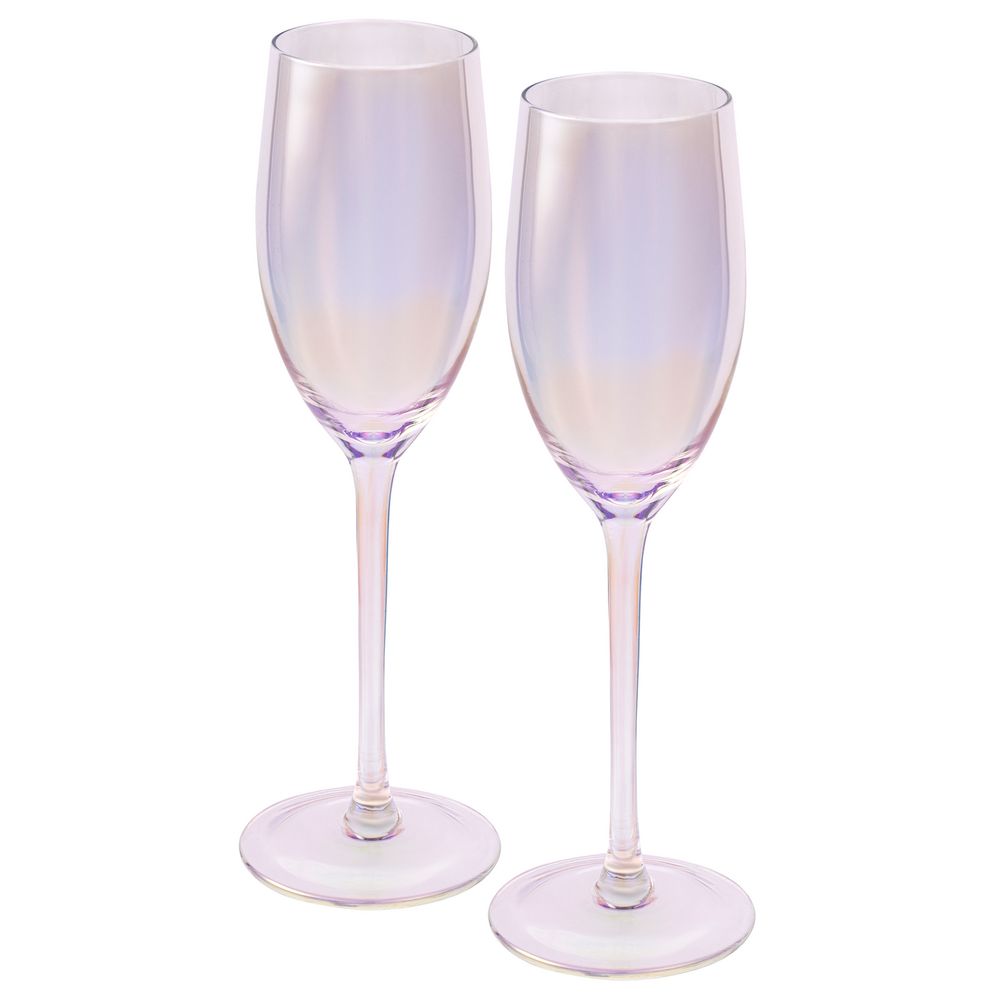 Набор из 2 бокалов для шампанского Perola-4