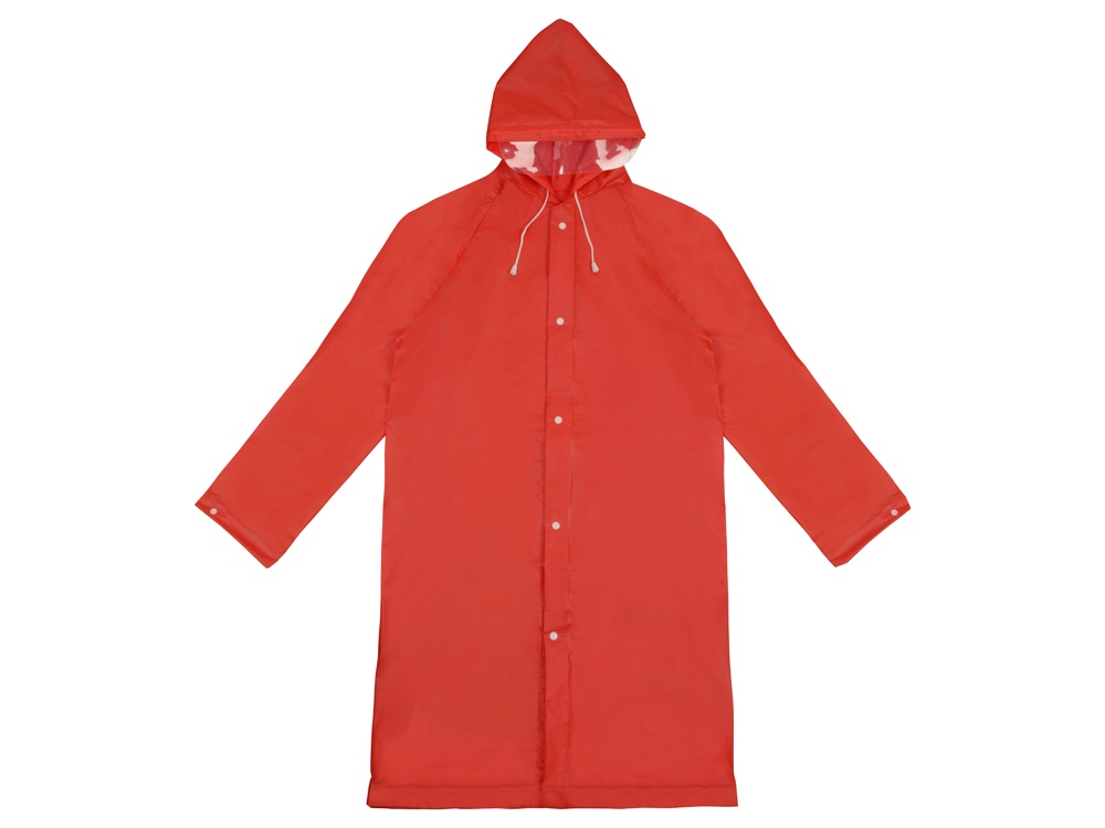 Дождевик Hawaii c чехлом унисекс, красный-2