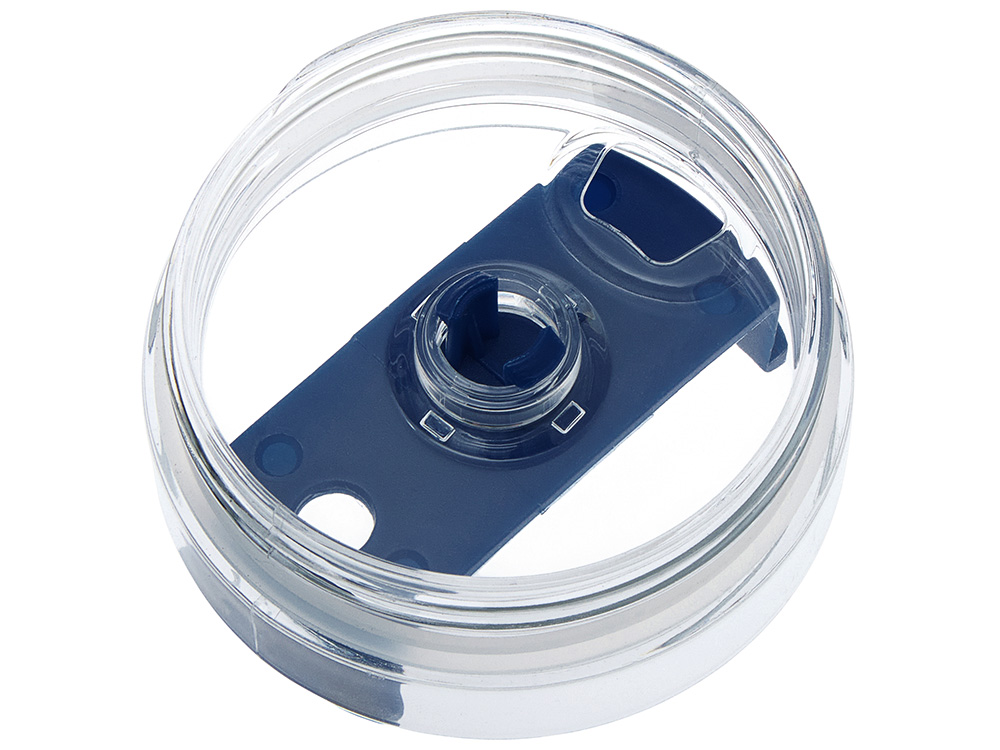 Термокружка Крэнстон с двойными стенками из переработанной нержавеющей стали, синий нейви-6