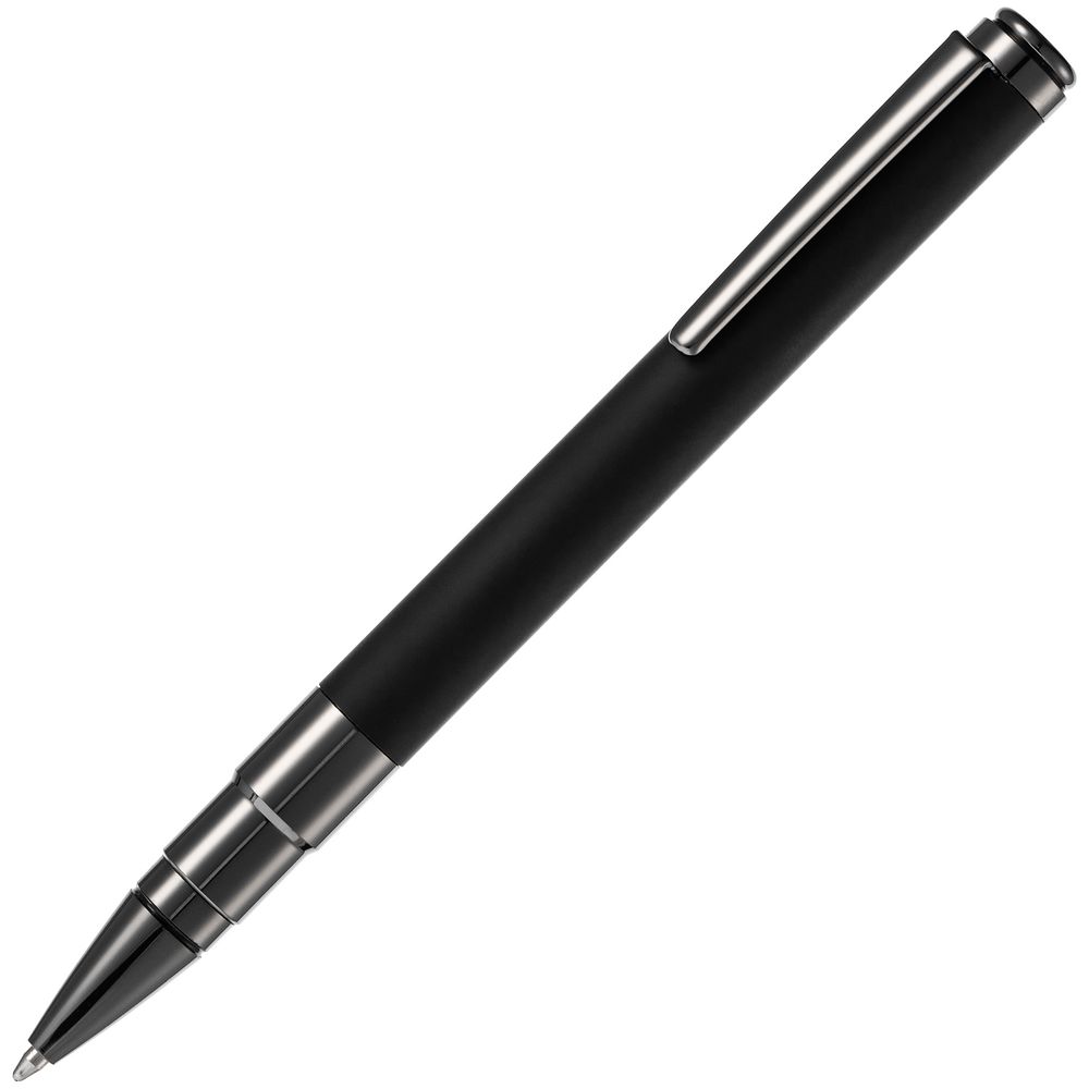 Ручка шариковая Kugel Gunmetal, черная-1