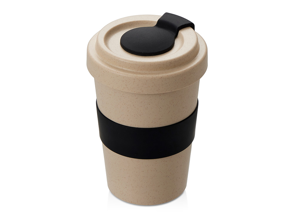 Стакан из пшеничного волокна Flava, черный-0