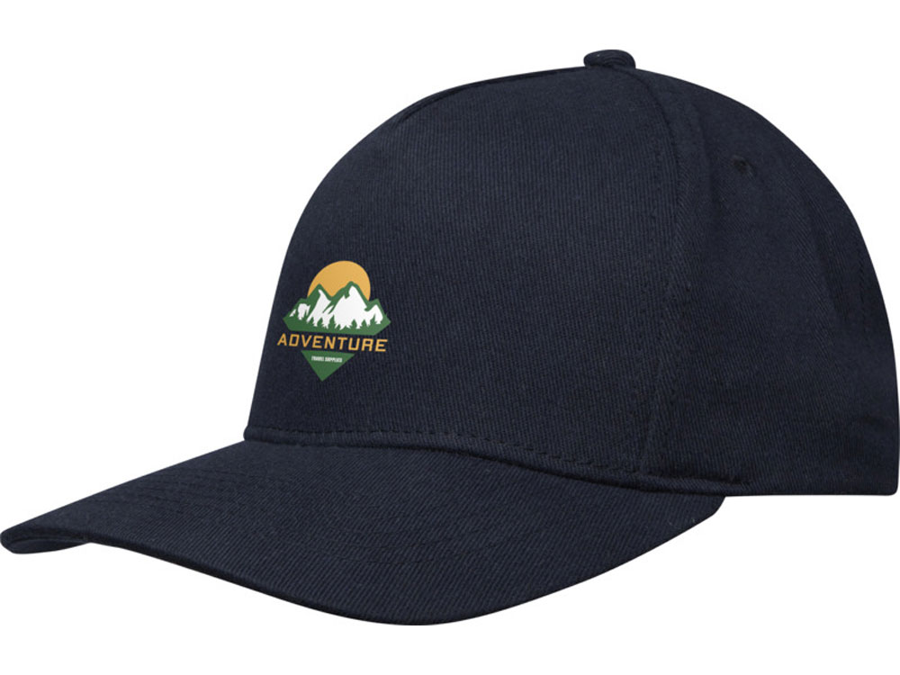 Onyx с 5 панелями Aware™ кепка из переработанных материалов - Темно - синий-5