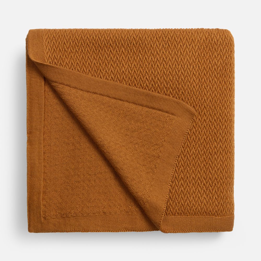 Плед Ornato, оранжевый (светлое золото)-1