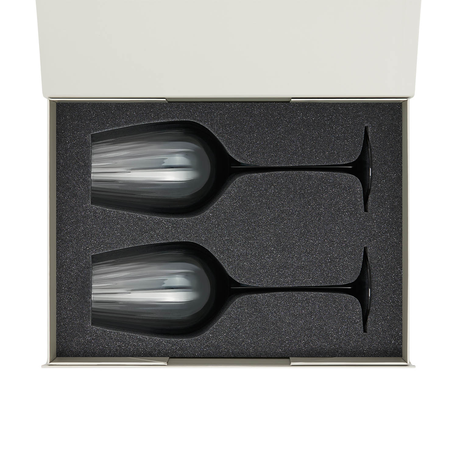 Подарочный набор 2 бокала для вина Mancera в серой коробке-1