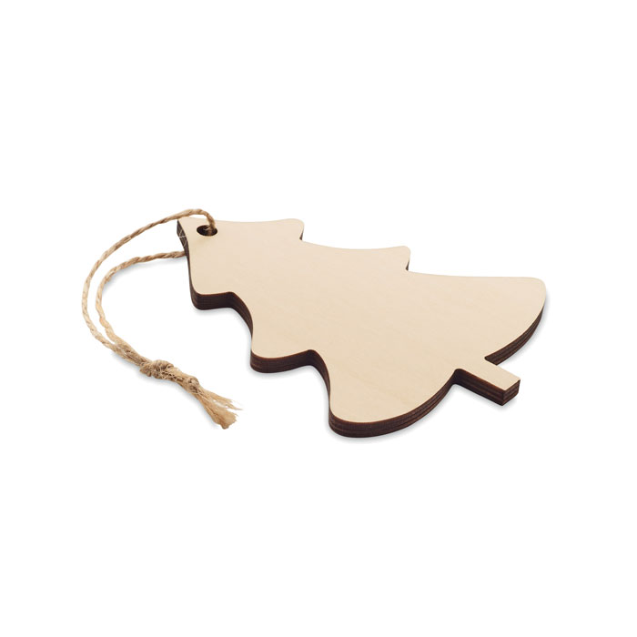 Украшение новогоднее, древесный-4