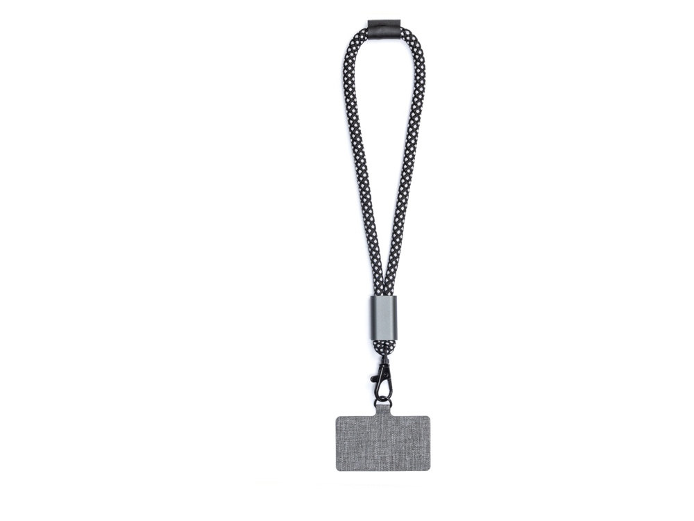 Ремешок-держатель для телефона на запястье Lany Wristband Eco, серый-0