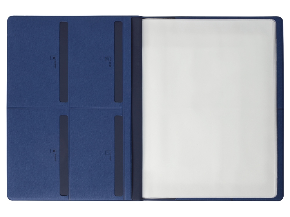 Органайзер Favor для семейных документов на 4 комплекта документов, формат А4, синий-5