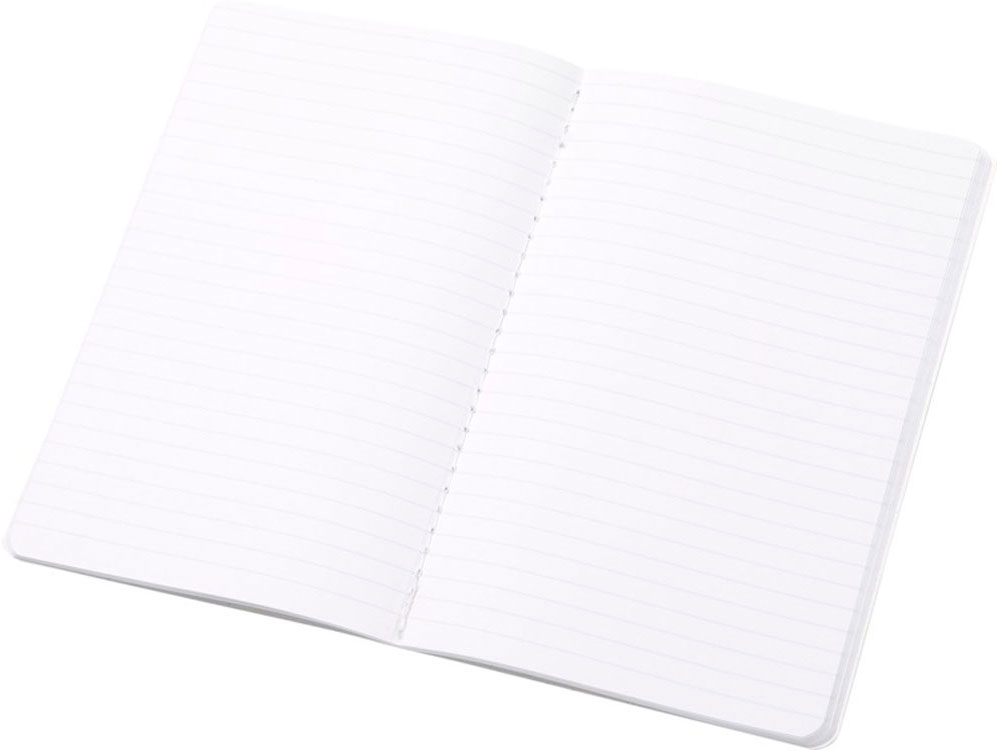 Блокнот Fabia с переплетом, изготовленный из рубленой бумаги, белый-3