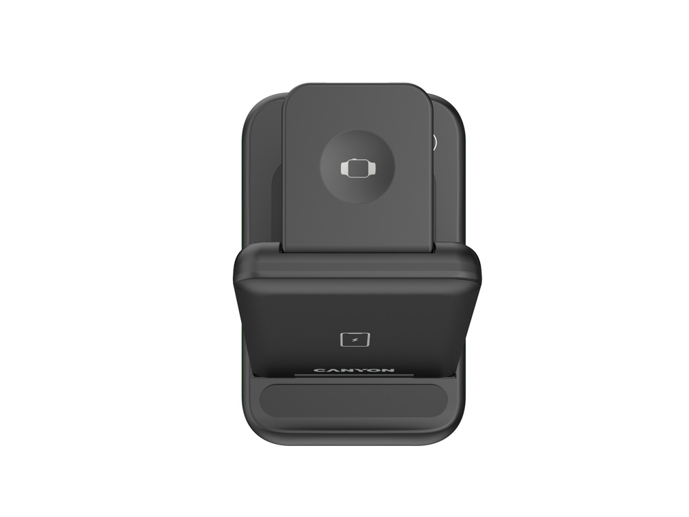 Беспроводное зарядное устройство 3-в-1 CANYON WS-304 (CNS-WCS304B), 15W, черный-4