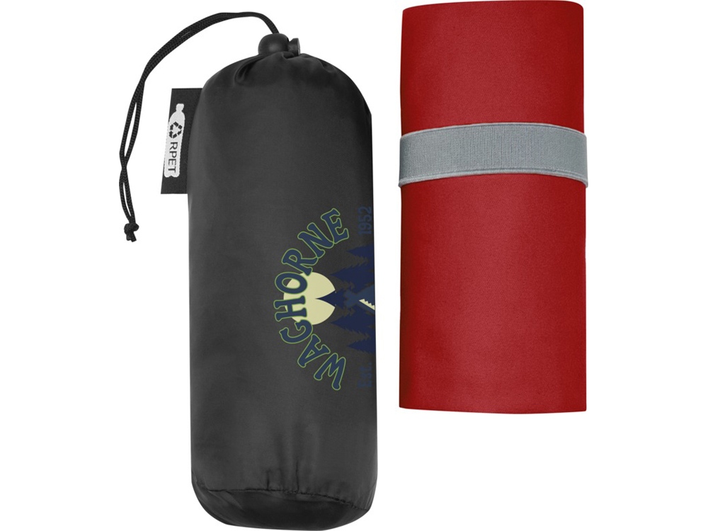 Pieter сверхлегкое быстросохнущее полотенце из переработанного РЕТ-пластика, красный-5