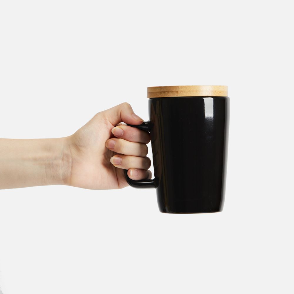 Кружка Vierra с крышкой-костером, черная-5