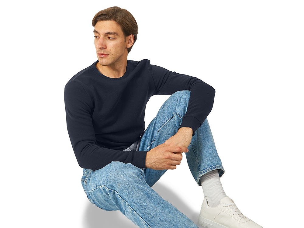 Толстовка промо London мужская, темно-синий-1