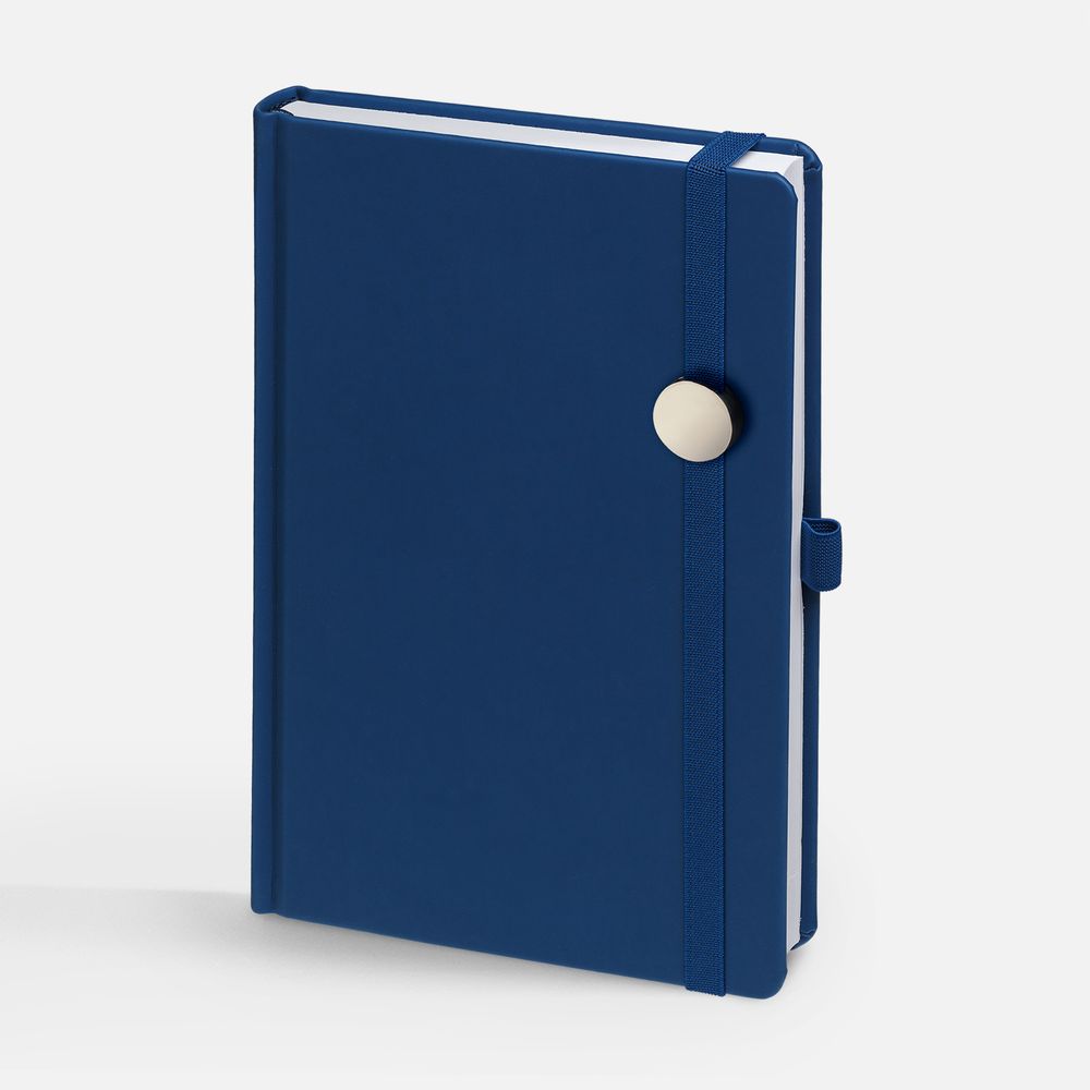 Ежедневник Favor Metal, недатированный, синий-0